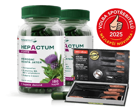 Balení Hepactum FORTE roční s vysokým obsahem omega-3